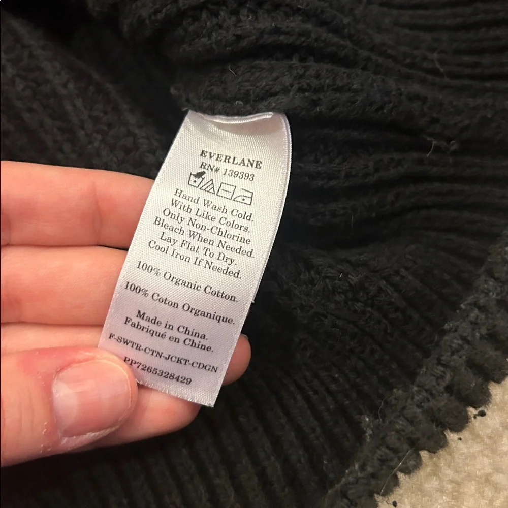 Everlane The Full Zip Sweater in Everyday Cotton - Picture 5 of 6